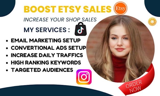 Gig Preview - Promote and advertise your etsy, rank your etsy store etsy marketing for sales