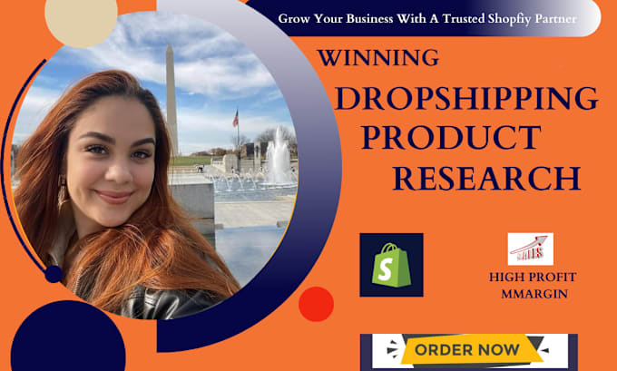 Gig Preview - Find winning shopify dropshipping product and do shopify dropshipping research