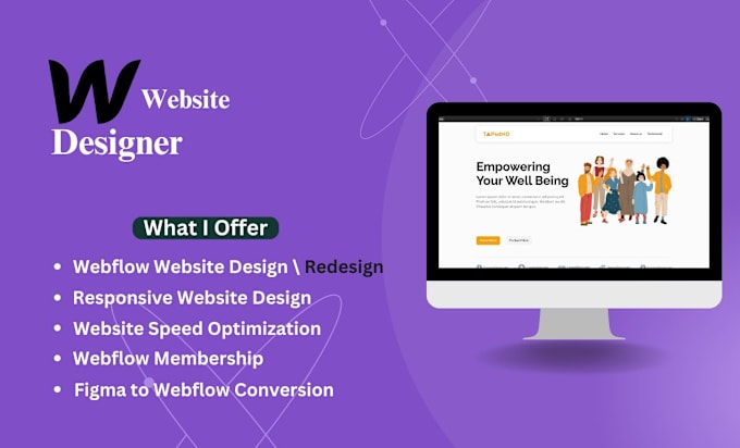 Gig Preview - Be your webflow expert designer clone webflow template edit webflow template