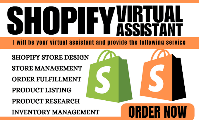 Gig Preview - Be your shopify virtual assistant to boost marketing sales