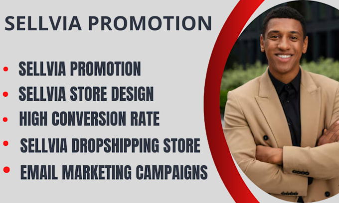 Bestseller - promote teepublic store, sellvia store, do complete ecommerce marketing