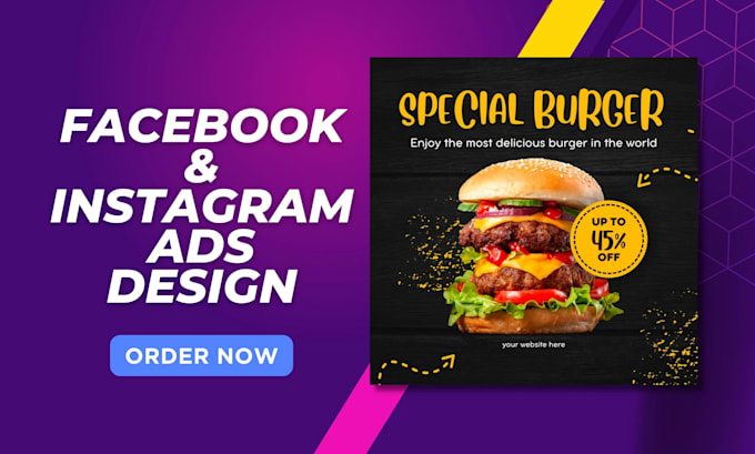 Gig Preview - Design facebook creative ad, instagram ad posts, banner ads