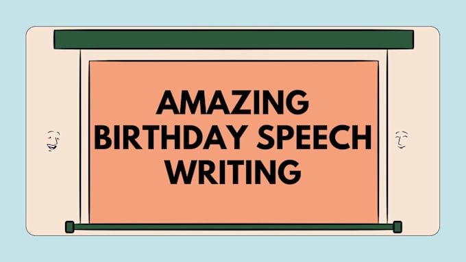 Bestseller - write amazing birthday speech to make your day special