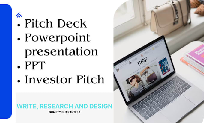 Gig Preview - Design, research and write investor pitch deck and powerpoint presentations