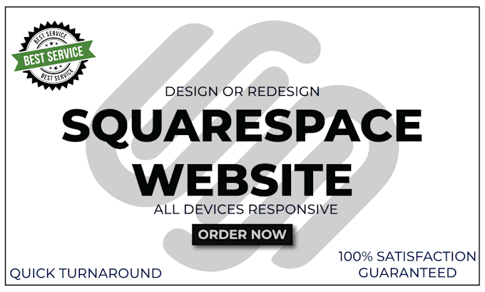 Gig Preview - Do squarespace website redesign, squarespace website design, squarespace website