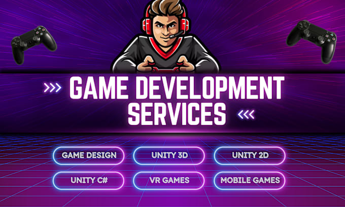 Gig Preview - Do professional unity 2d game and 3d game development for mobile, web, and game