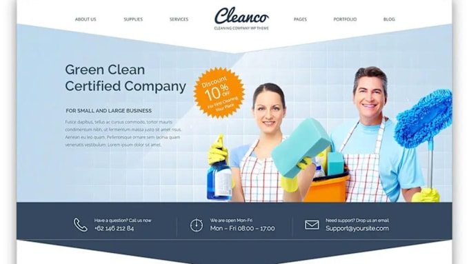 Bestseller - design office cleaning, disaster recovery garage, commercial cleaning website