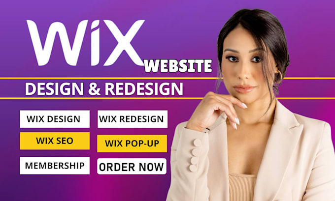 Gig Preview - Wix website redesign  wix website design wix ecommerce and wix seo