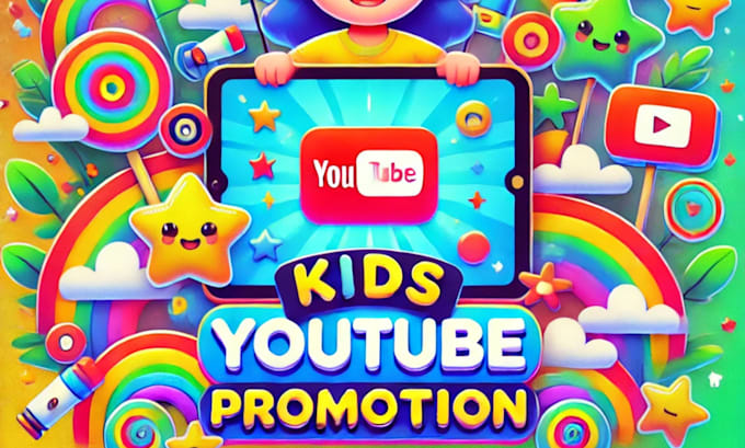 Gig Preview - Super fast organic kids youtube promotion of your video worldwild