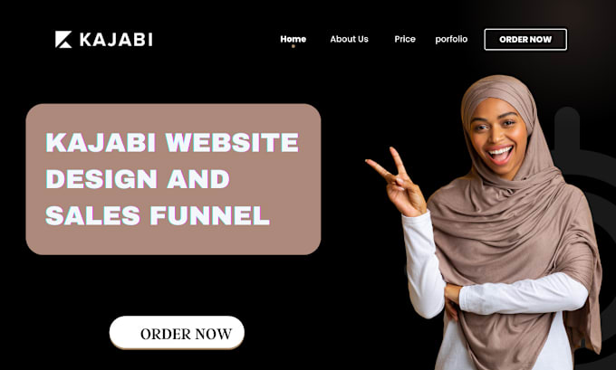 Gig Preview - Do kajabi sales funnel  kajabi online course kajabi website  kajabi landing page