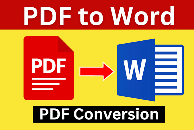 Gig Preview - Convert PDF to word, scanned image to word, copy paste, editable