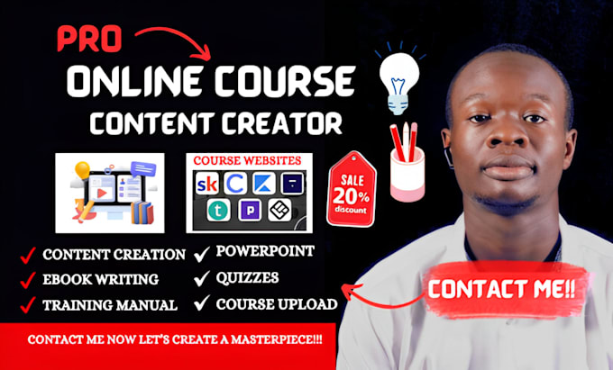 Bestseller - write online course content or curriculum on any subject