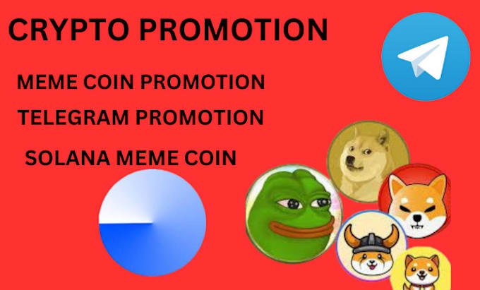 Gig Preview - Do crypto telegram solana memecoin promotion to raise million marketcap