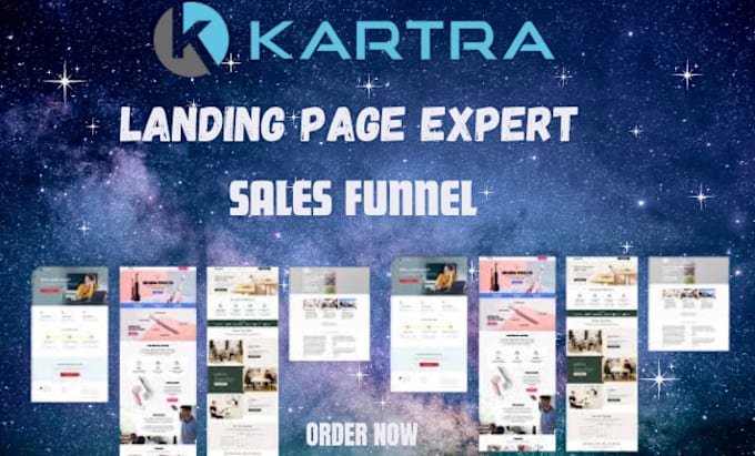 Gig Preview - Build clickfunnels, kajabi, kartra landing page