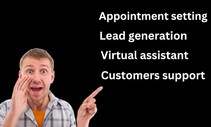 Gig Preview - Do appointment setter for cold calling and VA, lead generation