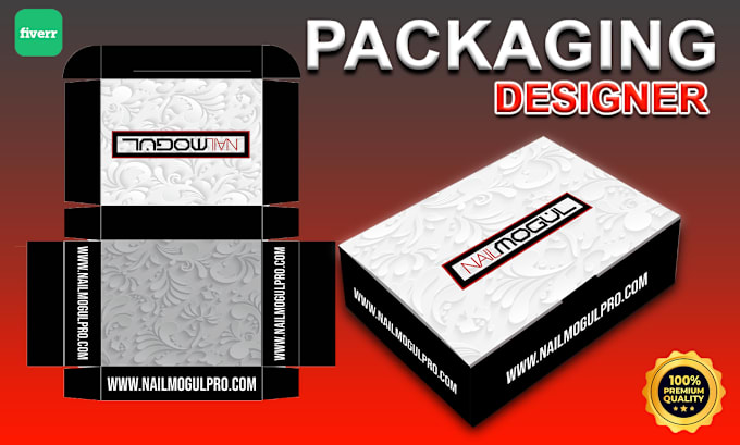 Gig Preview - Be your professional packaging designer with box mockup