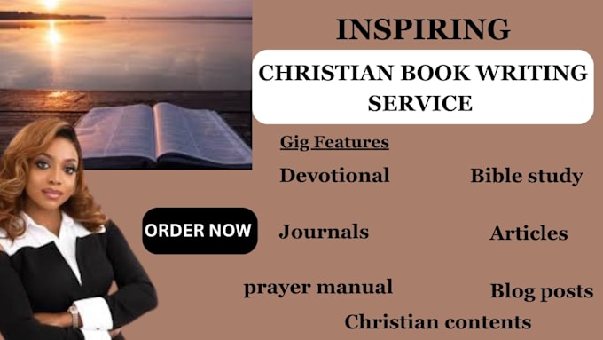 Gig Preview - Ghostwrite inspiring  christian article, devotional, christian book writer,ebook