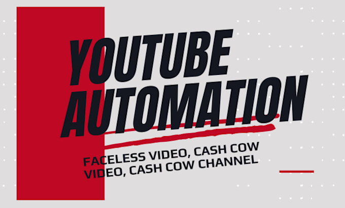 Gig Preview - Create automated youtube cash cow, cash cow video, cash cow channel