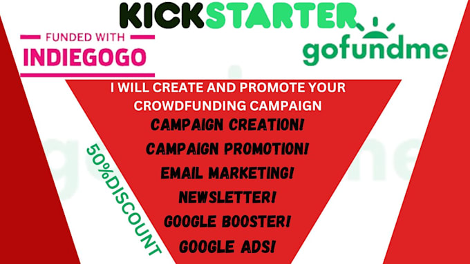 Gig Preview - Boost your kickstarter indiegogo gofundme crowdfunding campaign to your goal