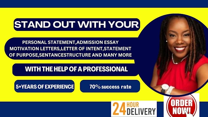 Bestseller - proofread and edit any personal statement, statement of purpose,admission essay