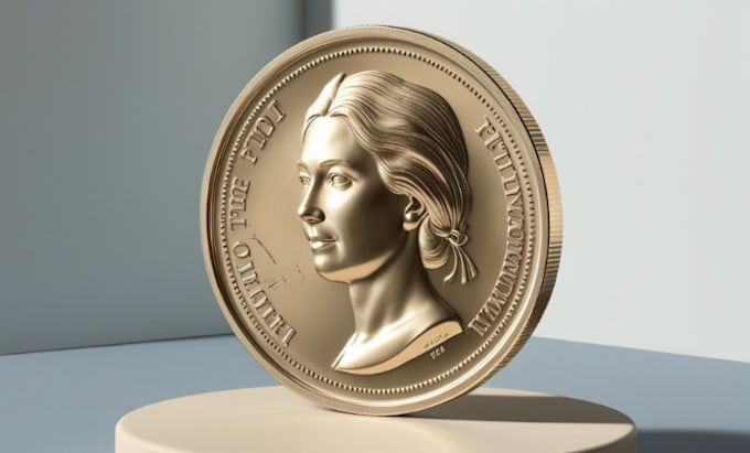 Bestseller - sculpt printable 3d coin model for cnc in accordance to your instruction