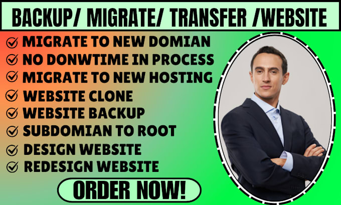 Gig Preview - Copy clone website transfer wix to wordpress to woocommerce to shopify migration