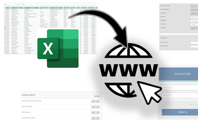 Gig Preview - Transform your excel spreadsheets into a powerful web application