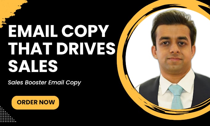 Gig Preview - Be your email copywriter and write sales email copy