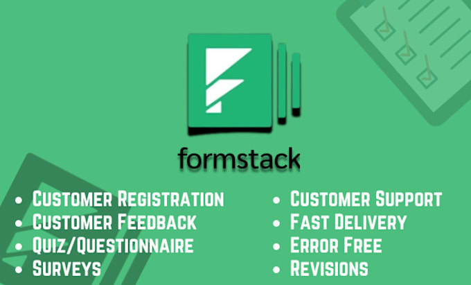 Gig Preview - Create surveys on formstack, jotform and typeform