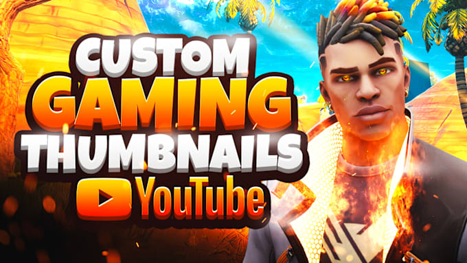 Gig Preview - Create your eye catching gaming thumbnail for youtube