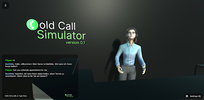 Gig Preview - Make custom 3d ai avatars with voice and chat interaction with cross platform