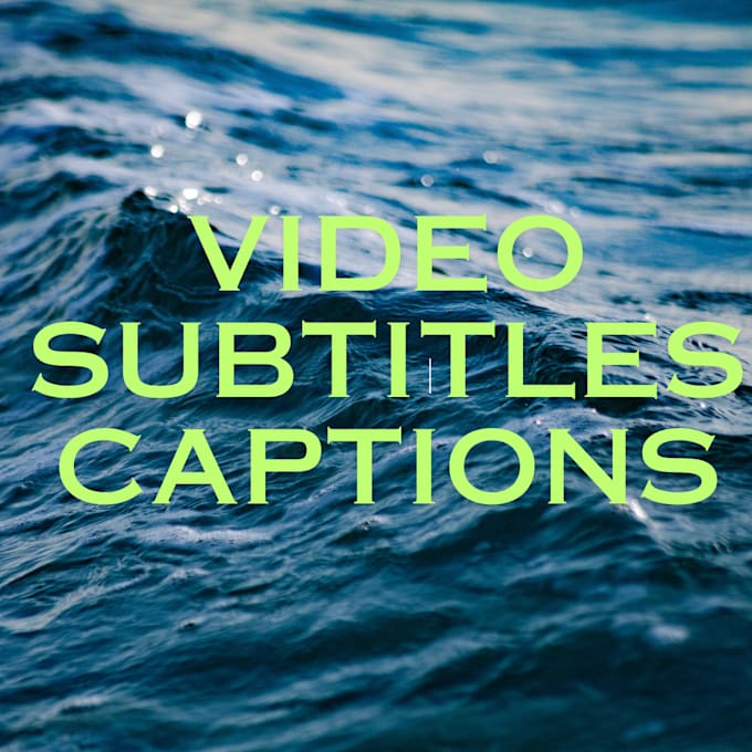 Gig Preview - Add professional synced subtitles, captions to your video