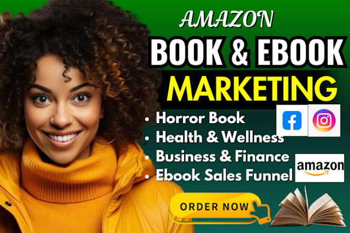 Gig Preview - Do amazon kindle book marketing, horror, spiritual, business  ebook marketing