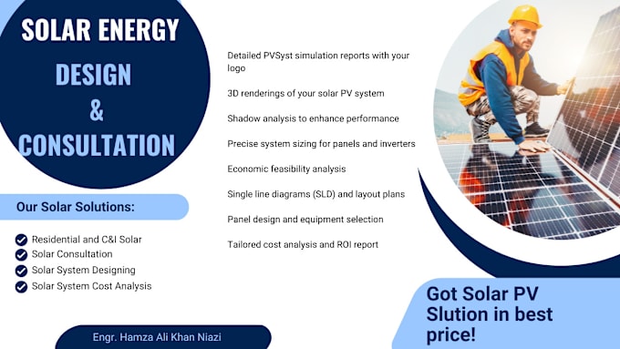 Bestseller - design solar pv system in 2d 3d and do pvsyst 2d 3d simulation reports