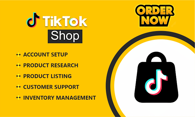 Gig Preview - Setup, manage tiktok shop, tiktok shop ads, tiktok marketing on tiktok shop