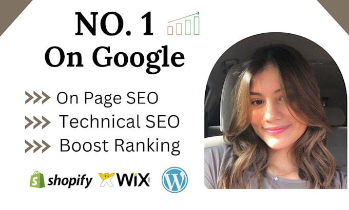 Gig Preview - Rank 1st shopify, wordpress, wix, squarespace website SEO optimize optimierung