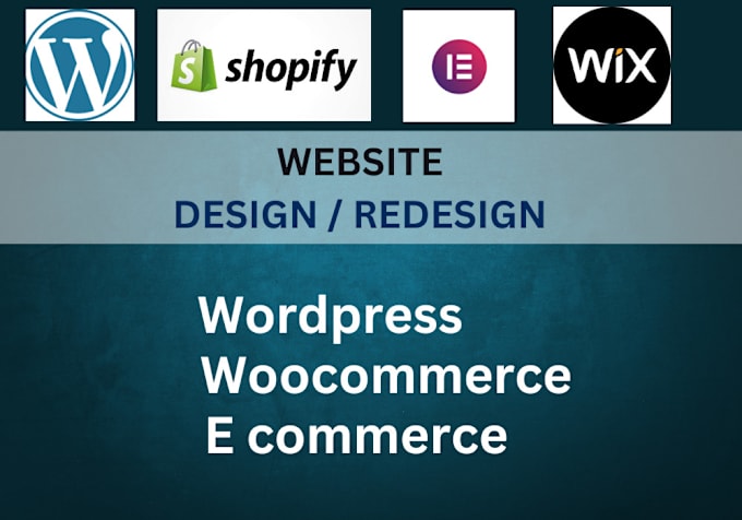 Gig Preview - Build ecommerce website online store using woocommerce, wordpress