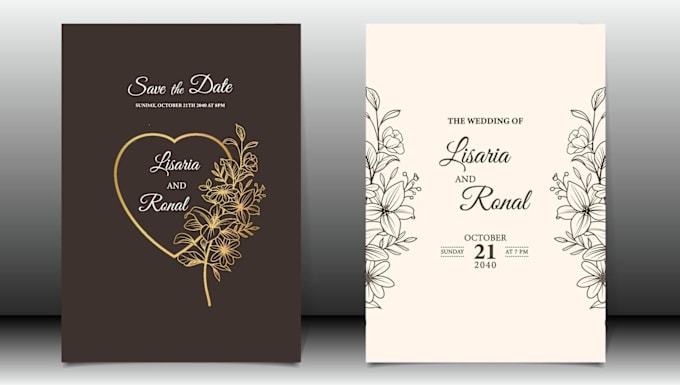 Gig Preview - Create wedding invitation card