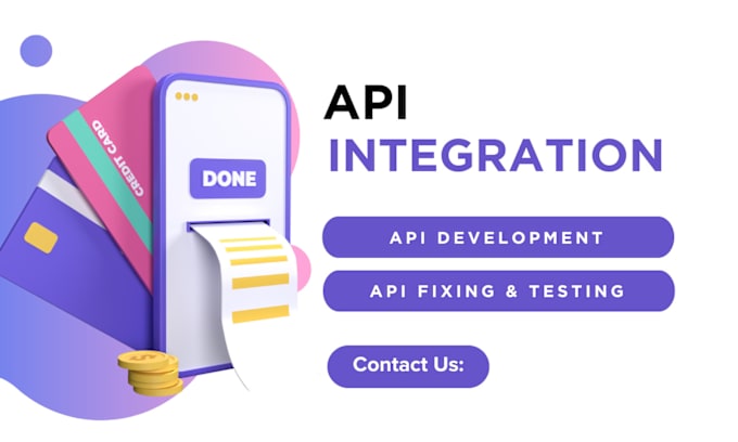 Gig Preview - Your API integration and API development specialist