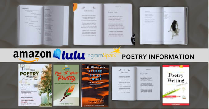 Gig Preview - Design poetry book, book typesetting, poetry formatting, ingramspark, daily