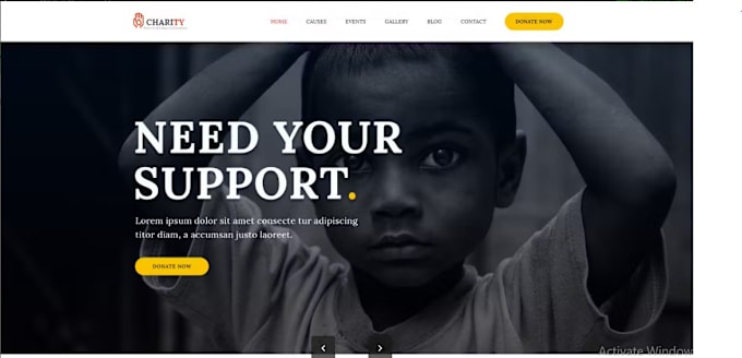 Bestseller - nonprofit website, donation website, 501c3 website, charity website, ngo website