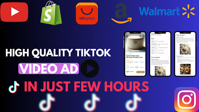 Gig Preview - Make a tiktok ig ad for your product