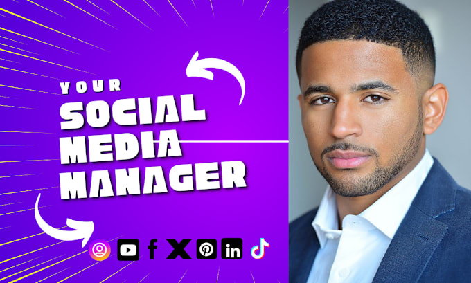 Gig Preview - Be your social media marketing  manager and content creator