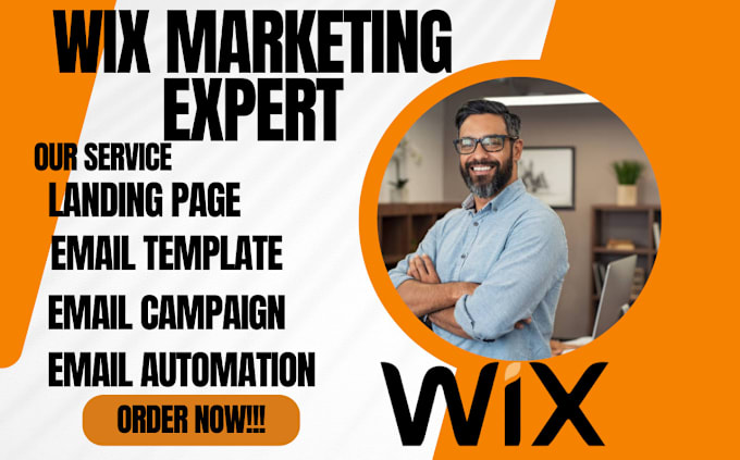 Gig Preview - Do wix email template wix ascend automation and wix landing page