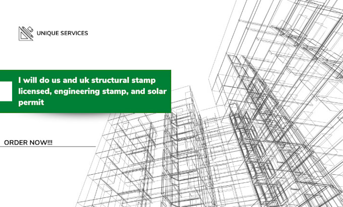 Gig Preview - Do us and uk structural stamp licensed, engineering stamp, and solar permit