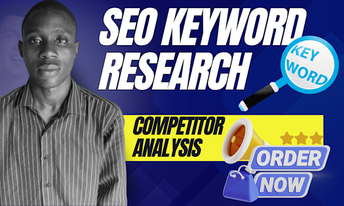 Gig Preview - Do complete monthly SEO service with keyword research and competitor analysis