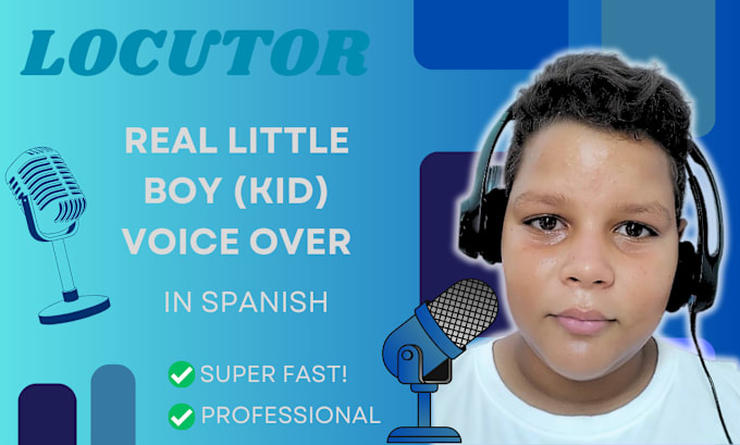 Gig Preview - Do professional child voice offs in spanish