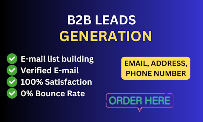 Bestseller - find email address, contact list, b2b leads, data entry and lead generation