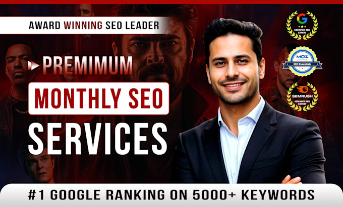 Gig Preview - Offer monthly SEO service including on page backlinks and technical