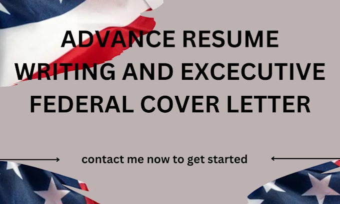 Gig Preview - Write a killer professional resume writing and executive federal cover letter